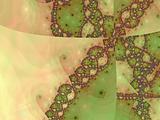 brown green fractal