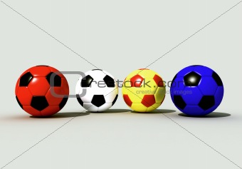 multicolor soccer-ball