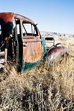 abandoned car rural Wyoming