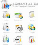 STATISTIC AND LOG FILES ICONS