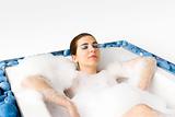 Luxurious bubble bath