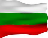 3D Flag of Bulgaria