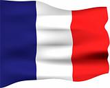 3D Flag of France