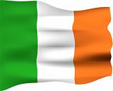 3D Flag of Ireland