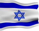 3D Flag of Israel