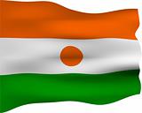 3D Flag of Niger