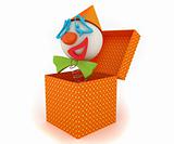 clown in a box