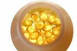 Yellow capsules