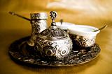 Antique Turkish Coffee Set