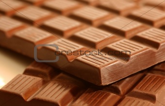 bars of chunky chocolate