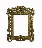 vintage frame with clipping path