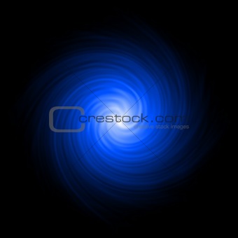 Blue abstract background spiral