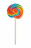 Colorful lollipop with path