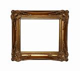 golden frame with path
