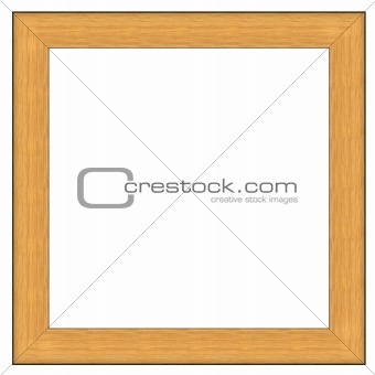 Wood portrait frame
