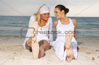 Friends at the beach