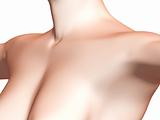 female chest and neck