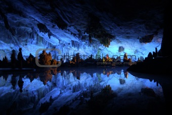 Reflexions in cave