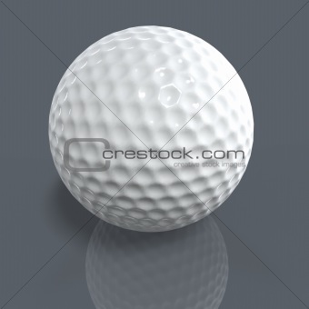golf ball on ground