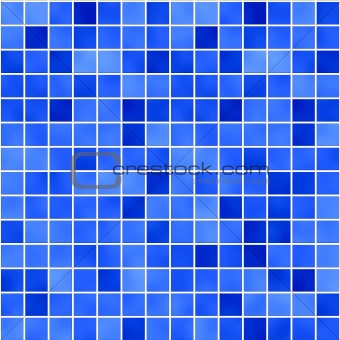 blue glassy mosaic 1