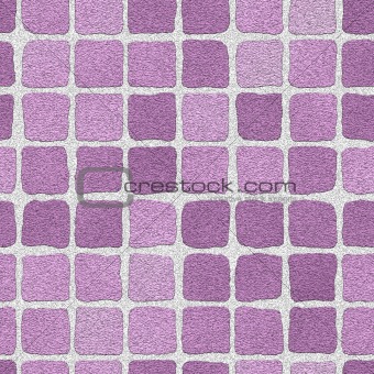 lilac brick wall