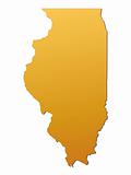 Illinois (USA) map