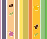 Stripes Kitchen Design Wallpaper