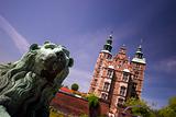 Lion in front of Royal Rosenborg Castle