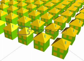 Abstract Housing Buildings Background
