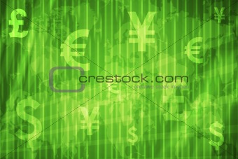 Global Currencies Abstract Background 