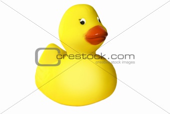 Rubber duckie smiling