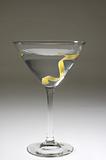 Martini with a lemon twist