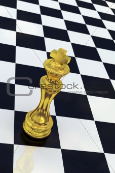 Golden Chess King
