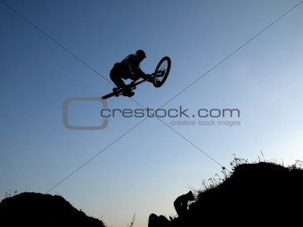 Mountain bike jump