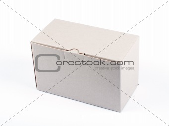 Cardboard box closed