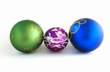 glitter Christmas balls