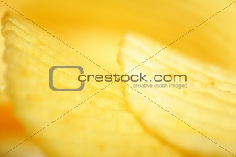 crinkly cut potato chips