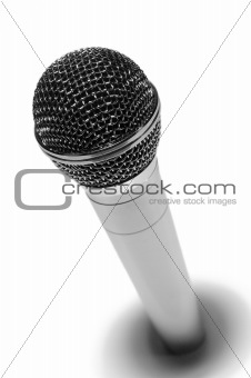 metallic microphone