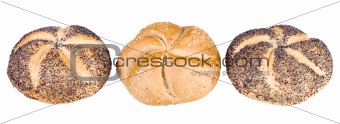 three breadrolls