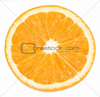 orange on white with path