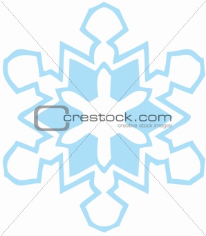 blue snowflake light