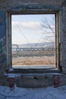 window from winter to spring