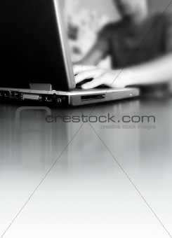 Man using Laptop