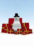 Snowman and Christmas Presents 3