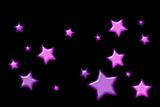 Pink and purple stars