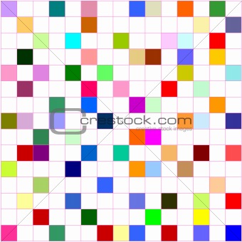 colorful grid board 