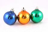Old Christmas balls - isolated