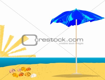 Summer Resort Illustration