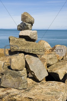 Rock statue