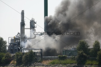 Industrial fire